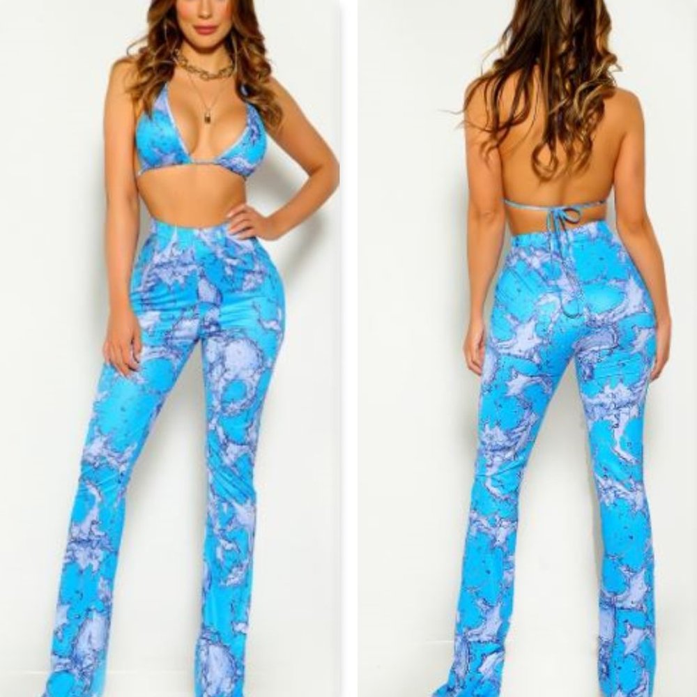 Blue Seabreeze Two Piece Outfit